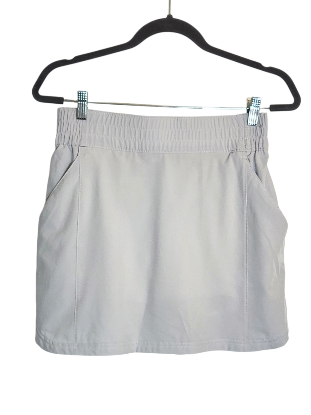 Columbia Light Gray Mini Performance Pull-On Skort Size Small